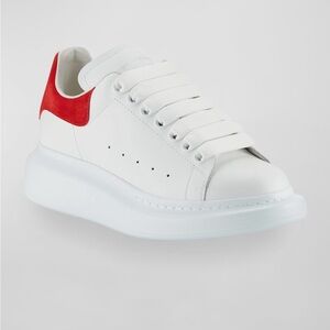 Alexander McQueen Oversized Sneakers with Red Heel